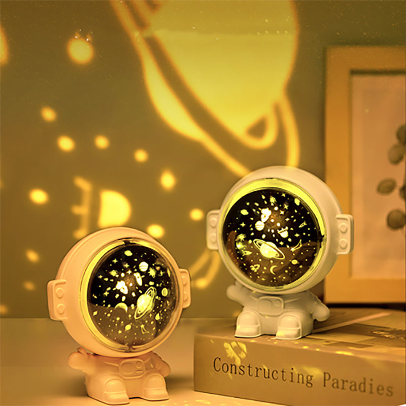 Galaxy Star Projector Night Light Astronaut Lamp