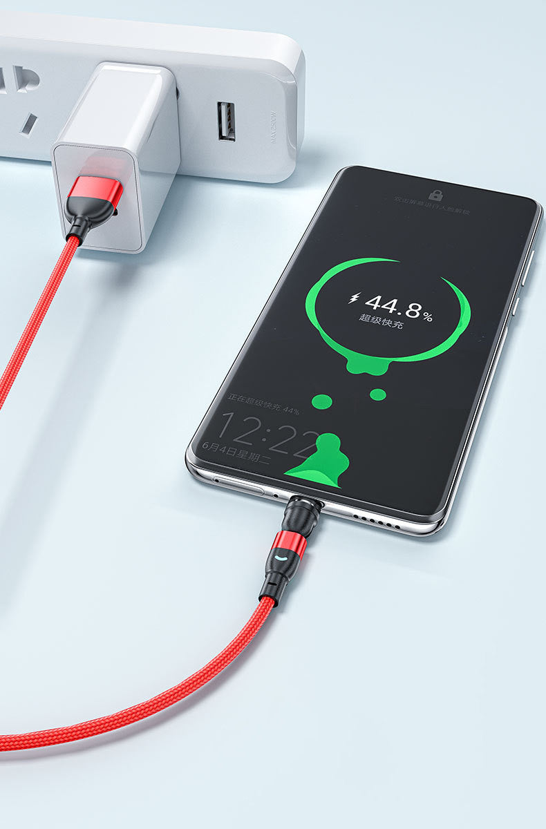 3A Fast Data & Charging Cable 3-in-1