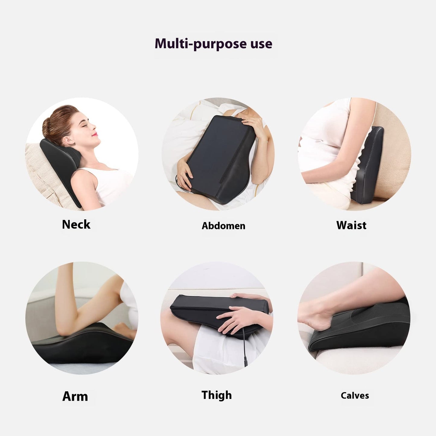Full Back Massager 3D Kneading & Heating