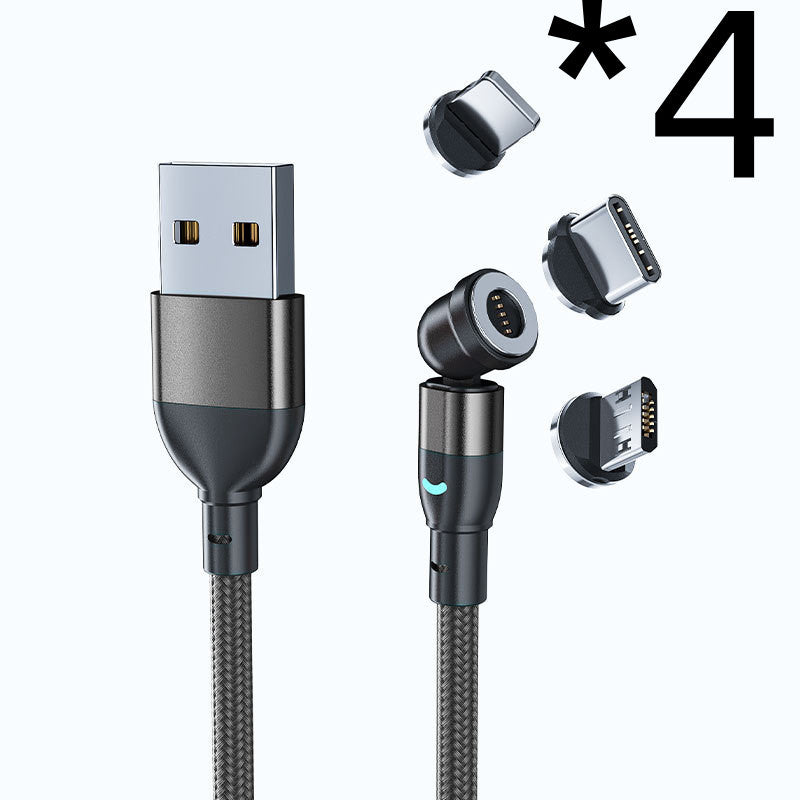 3A Fast Data & Charging Cable 3-in-1