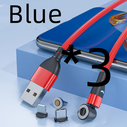 3A Fast Data & Charging Cable 3-in-1