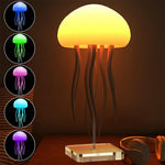 LED Jellyfish Night Light Portable Lamp