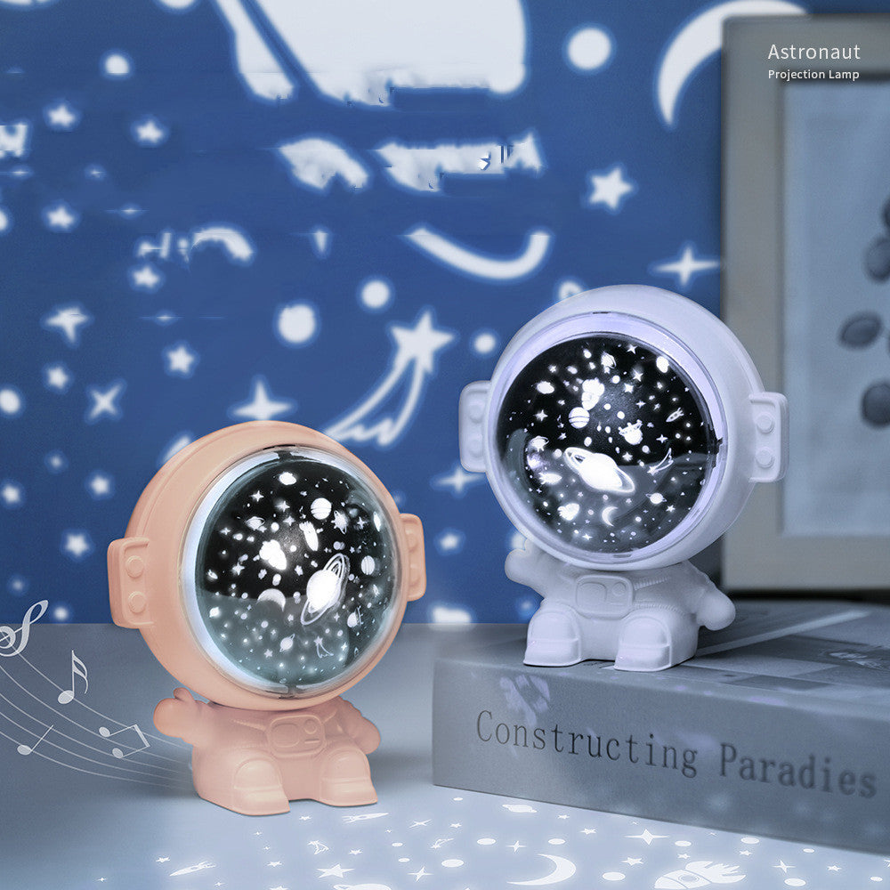 Galaxy Star Projector Night Light Astronaut Lamp