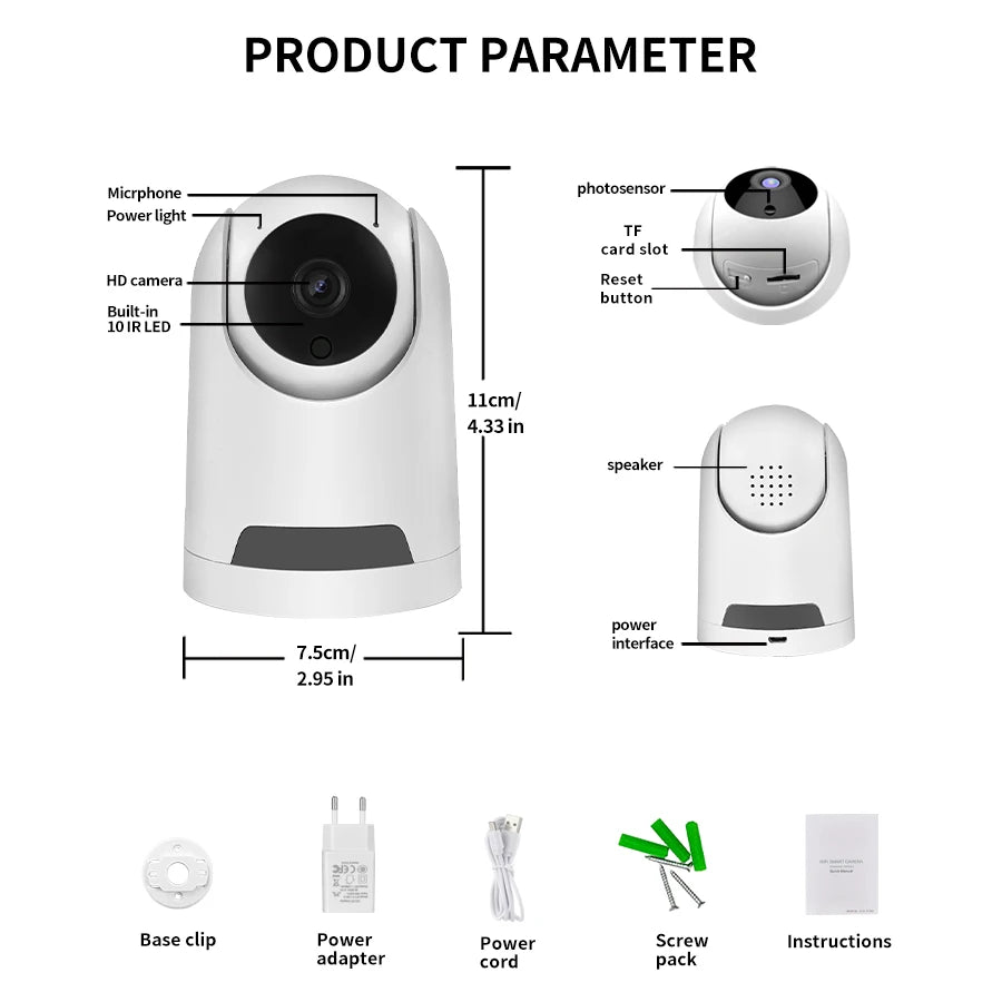 WIFI Wireless Network CCTV Pet Baby Monitor Camera