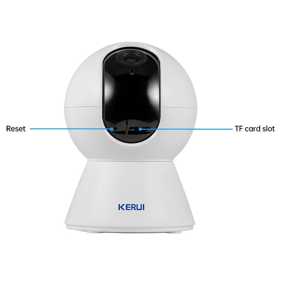 KERUI 5MP 8MP 4K HD Tuya Smart Mini WiFi IP Camera Indoo