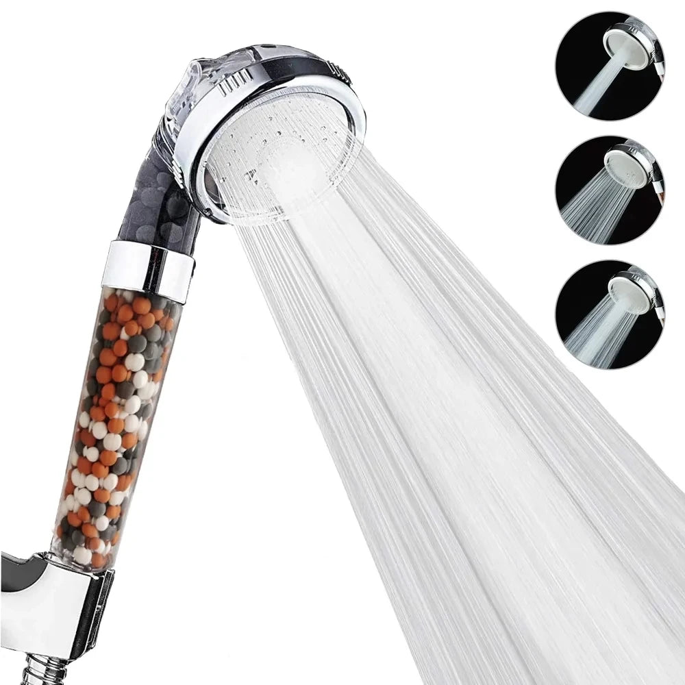 New 3 Functions High Pressure SPA Shower Head