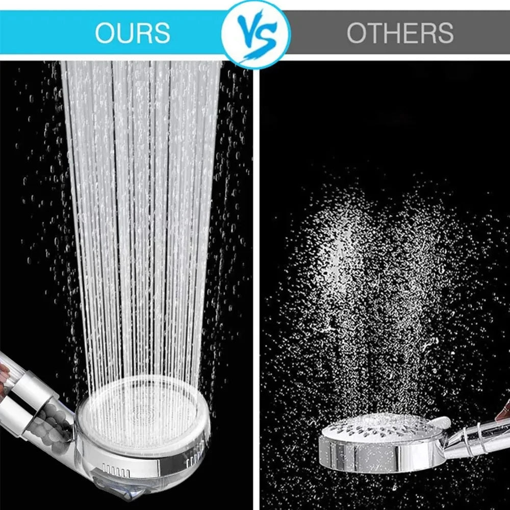 New 3 Functions High Pressure SPA Shower Head