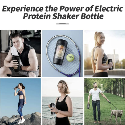 USB Rechargeable Electric Protein Shaker Bottle with Automatic Stirring