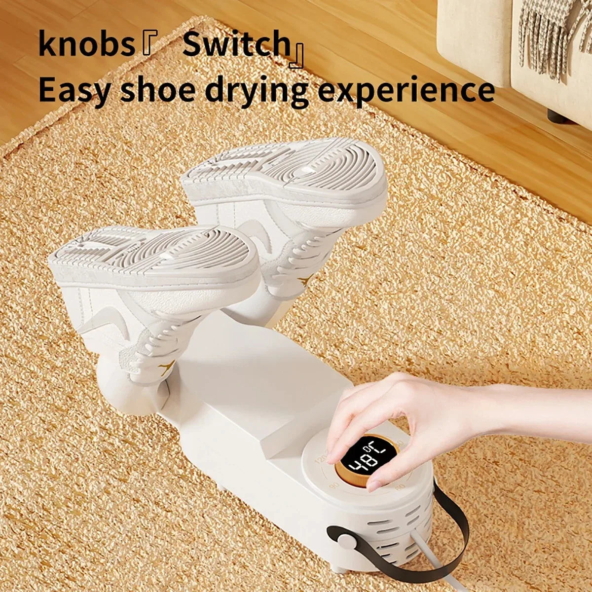 Shoe Dryer Intelligent Timer Adjustable Dryer