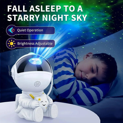 Astronaut Galaxy Star Projector Night Light