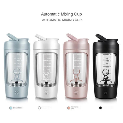 USB Rechargeable Electric Protein Shaker Bottle with Automatic Stirring