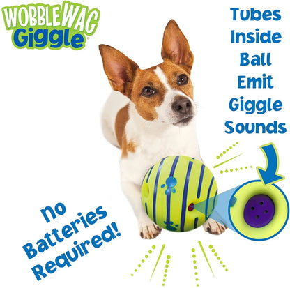 Wobble Wag Giggle Glow Ball Interactive Dog Toy