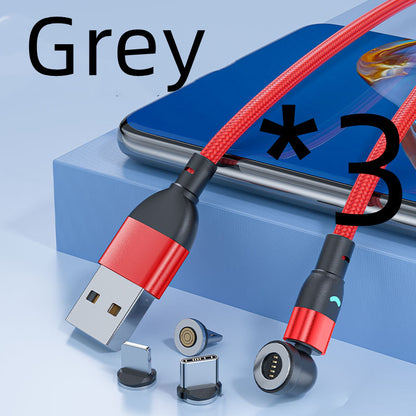 3A Fast Data & Charging Cable 3-in-1