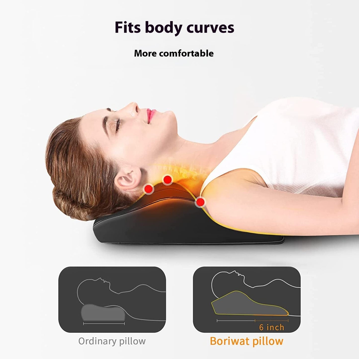 Full Back Massager 3D Kneading & Heating