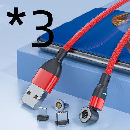 3A Fast Data & Charging Cable 3-in-1