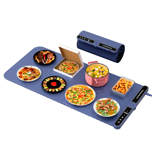 Foldable Heating Mat Food Warming Mat Time Setting